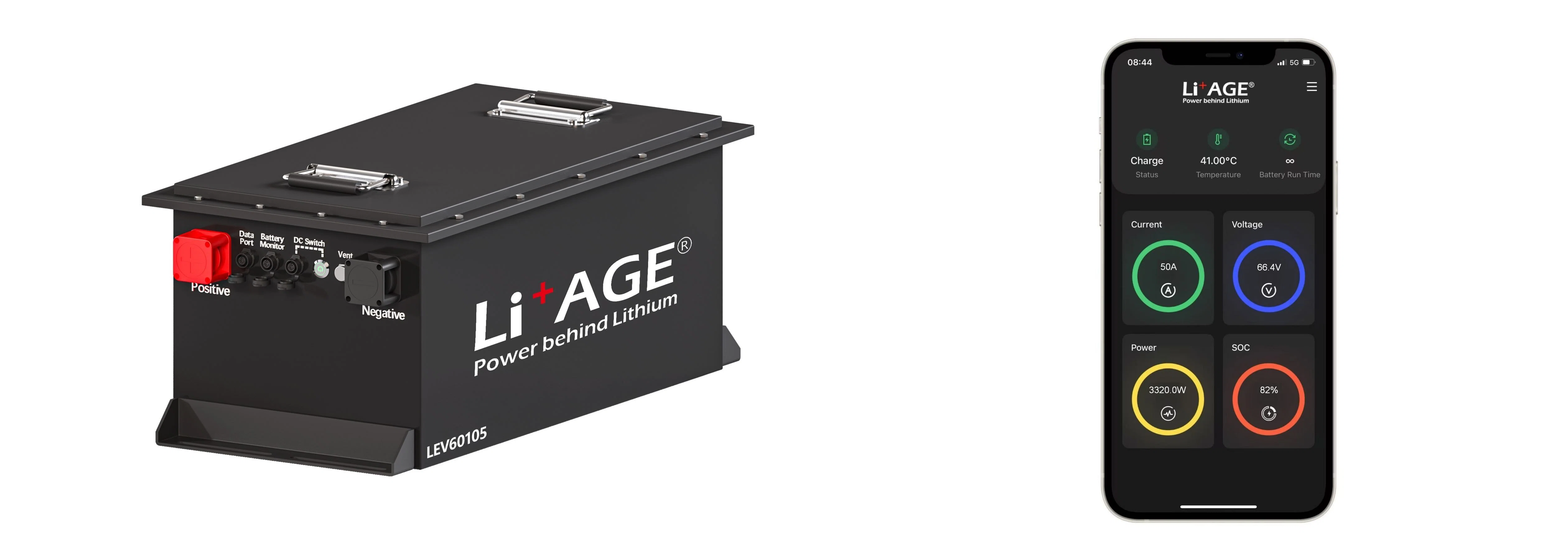 LEV60105 60V LiFePO4 battery for rickshaw, tuk tuk.webp
